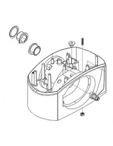 Caisse motoréducteur pour BX-243 CAME