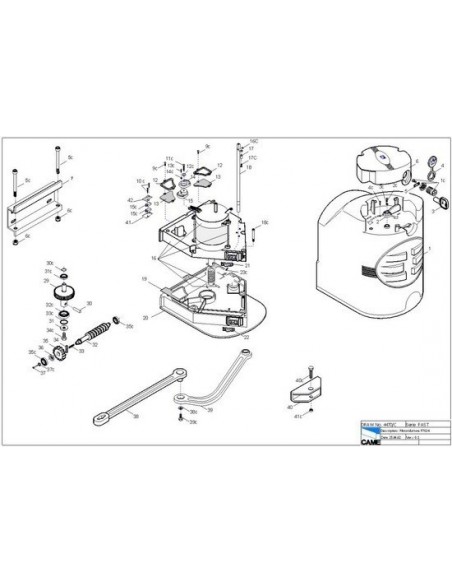 Serrure pour moteur FAST CAME