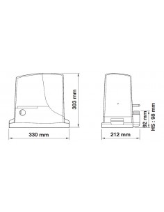 Télécommande ERA ONE 3 Canaux – 433,92 MHz, Bidirectionnelle, Code ON3EBD, Blanche